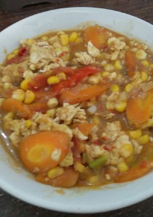 Foto resep Gongso Telur Campur
