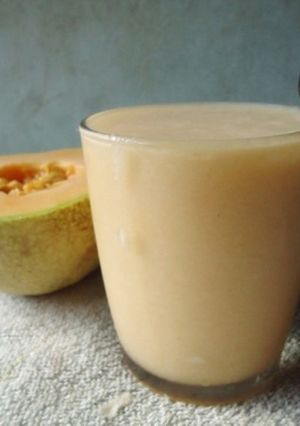 A picture of Musk melon juice.
