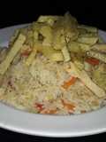 Falsa paella de pollo!