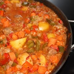 A picture of Beef and Veggie Bake.