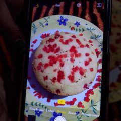 A picture of Semolina cake in cooker.