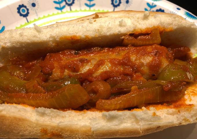 Crockpot Italian Sausages with Peppers and Onions
