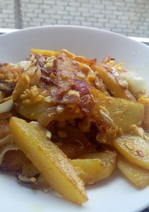 Gambar Kentang Goreng Telur Hancur