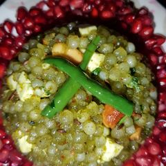 A picture of Haryali sabudana.