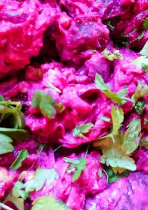 Une photo de Salade de betteraves aux pruneaux