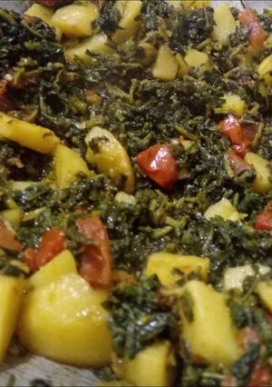 मेथी आलू की सब्जी (Methi allu ki sabji recipe in hindi) रेसिपी मुख्य फोटो