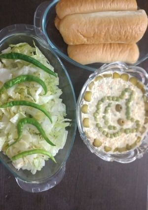 عکسی از دستور سالاد الویه