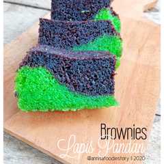 รูปของ Brownies Lapis Pandan