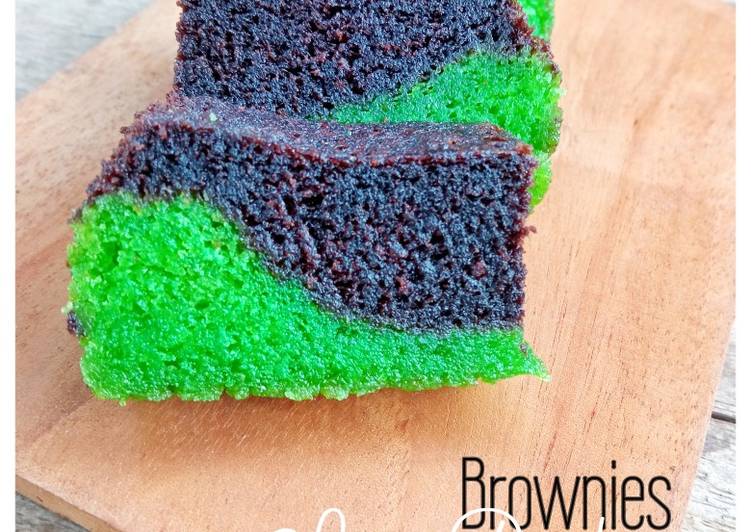 Brownies Lapis Pandan