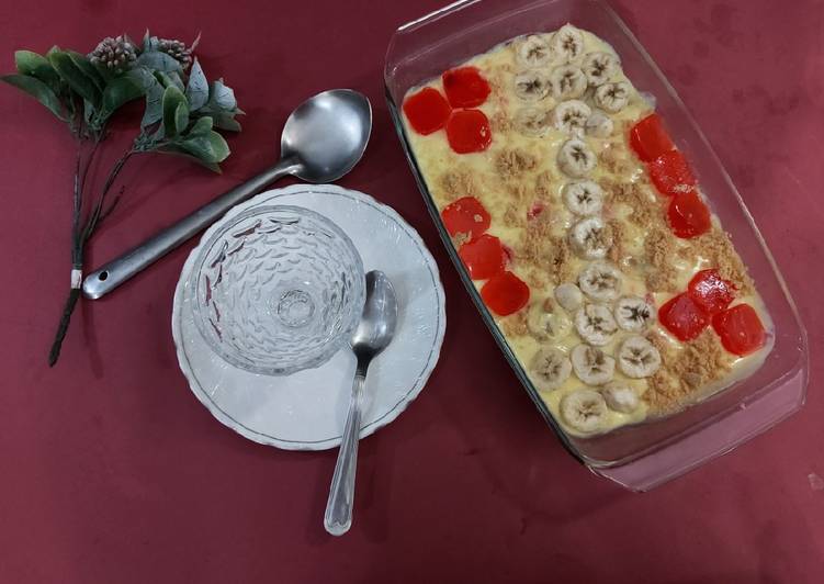 How to Prepare Perfect Fruit custard with jelly