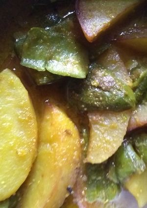 ঝিঙে আলু পোস্ত (jhinge aloo posto recipe in Bengali) রেসিপির প্রধান ছবি