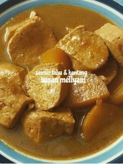 Foto resep Semur tahu & kentang