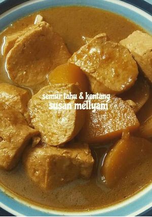 Foto resep Semur tahu & kentang
