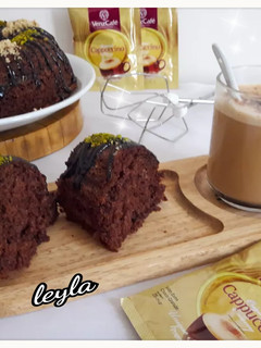 عکسی از دستور کیک قهوه شکلاتی