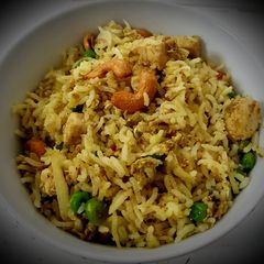 A picture of Chicken Fried Rice.