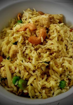 A picture of Chicken Fried Rice.