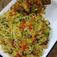 A picture of Fried indomie.