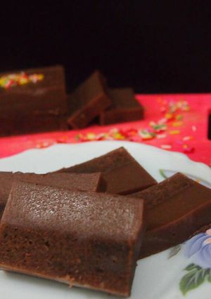 Foto resep Brownies lapis puding