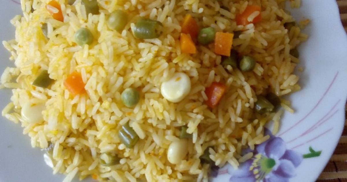 Arroz a la jardinera Receta de Mercedes Huaman Flores- Cookpad