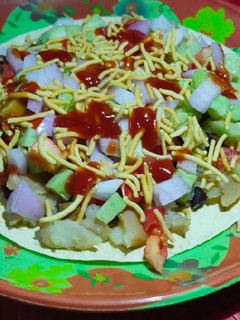 পাঁপড় চাট (Papad Chaat recipe in Bengali) রেসিপির প্রধান ছবি