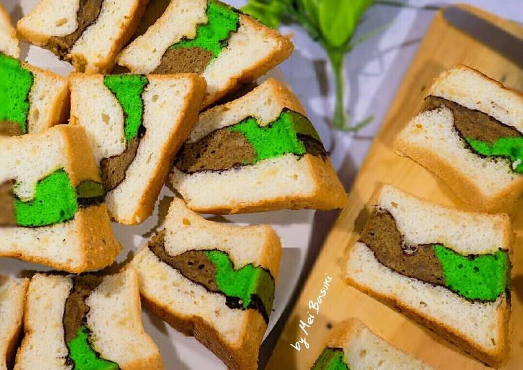 Chiffon Cake Putih Telur (Chiffon Topo Map Cake)