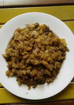 Foto resep Daging kentang bumbu kari