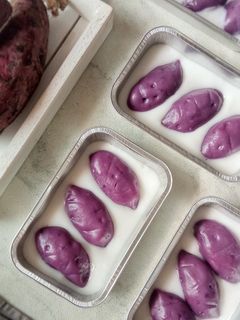 Foto resep Kue Bugis Mandi Ubi Ungu