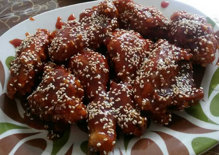 12 Resep: Korean Spicy Fried Chicken Anti Gagal!