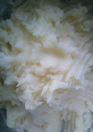 A picture of Mashed potatoes.