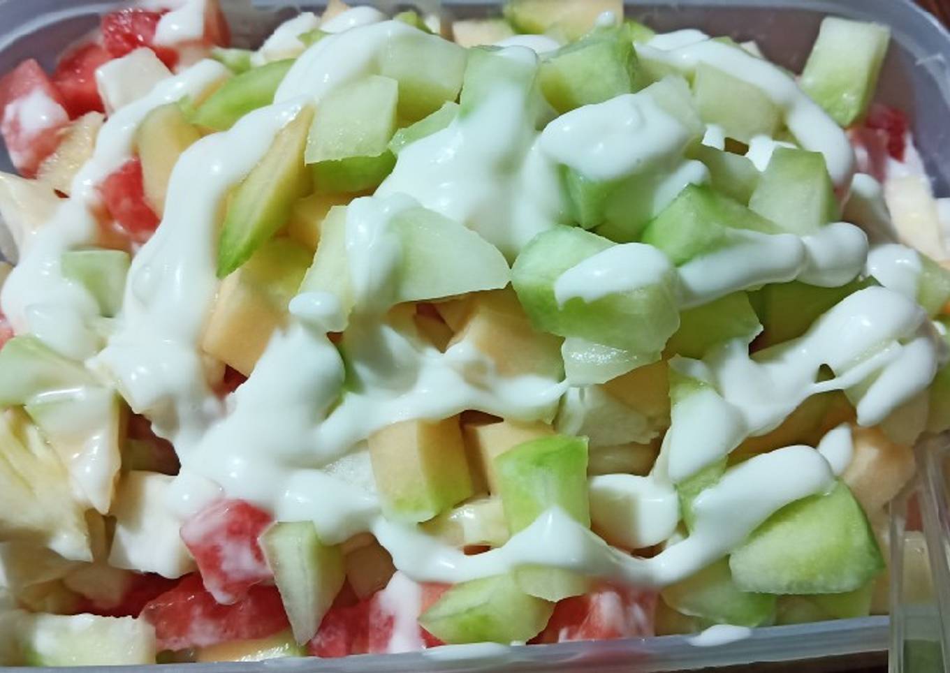 Salad buah enak simpel ekonomis