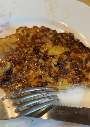 Una foto de Pancake de avena y banana