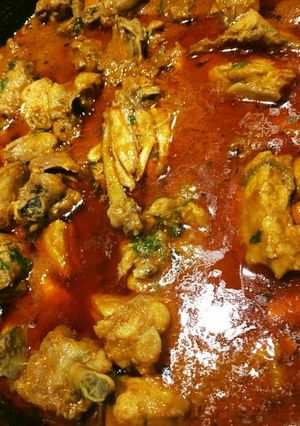 A picture of Chicken curry.