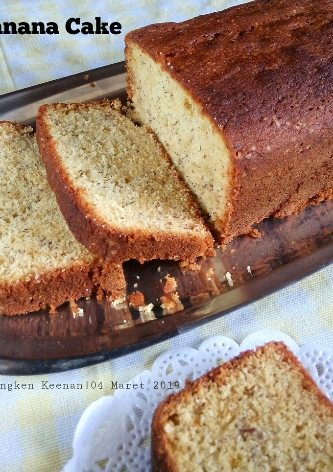 Foto resep Banana Cake (1 egg)