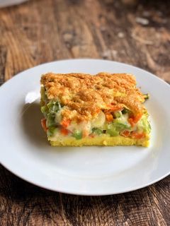 Una foto de Soufflé de verduras