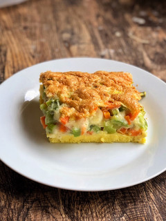 Una foto de Soufflé de verduras