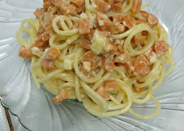 urutan Menyiapkan Spaghetti Carbonara Jadi, Enak