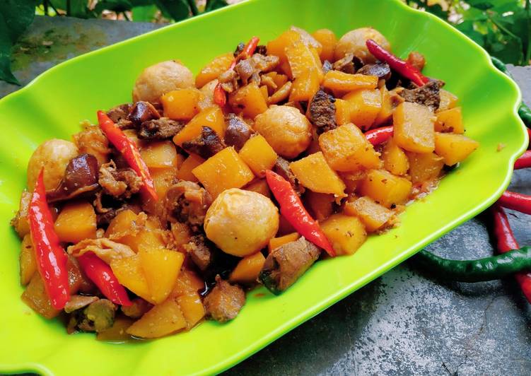 Resep Semur telur puyuh rempelo ati&amp; kentang Anti Gagal