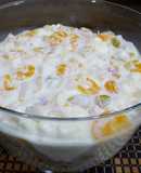 Ensalada de frutas con Coco y marshmallows