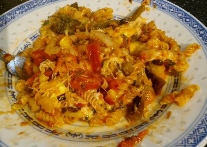 Recipe of Gordon Ramsay Roasted winter veg baked pasta