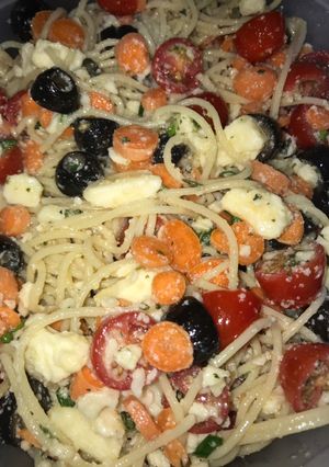 A picture of “Low carb” pasta salad.
