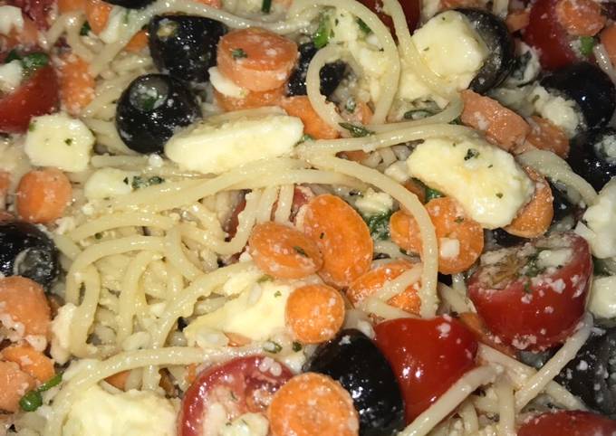 Steps to Make Homemade “Low carb” pasta salad