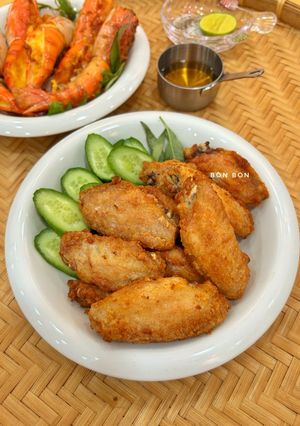 Hình của món Cánh Gà Chiên Giòn Vị Phô Mai.