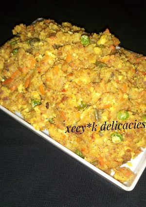 A picture of Scramble potatoes.