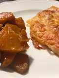 Scaloppine di pollo con prosciutto crudo e mozzarella