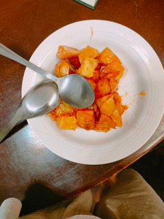 拔絲地瓜 的食譜成品照片