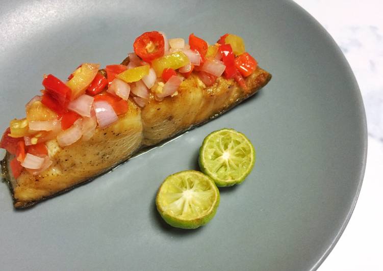 Cara membuat Gindara sambal dabu dabu | #fish #ikan Sederhana dan Mudah Dibuat