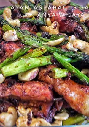 Foto resep Ayam Asparagus Saus Tiram