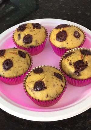Una foto de Muffins de banano