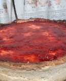 Cheesecake de yogurt natural y frutilla o fresa
