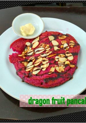 Foto resep Dragon fruit pancake